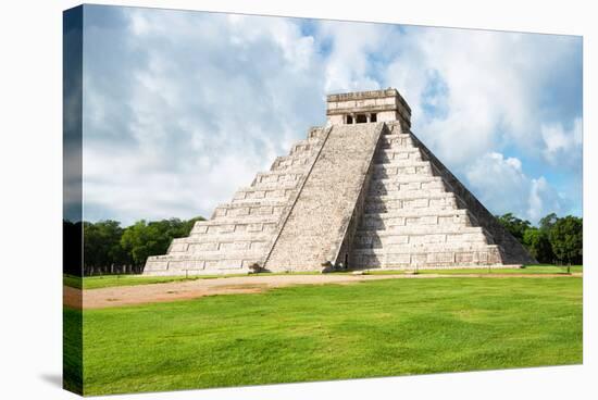 ¡Viva Mexico! Collection - El Castillo Pyramid in Chichen Itza XXI-Philippe Hugonnard-Stretched Canvas