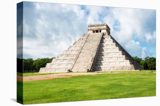 ¡Viva Mexico! Collection - El Castillo Pyramid in Chichen Itza XXI-Philippe Hugonnard-Stretched Canvas