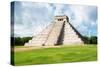 ¡Viva Mexico! Collection - El Castillo Pyramid in Chichen Itza XXI-Philippe Hugonnard-Stretched Canvas