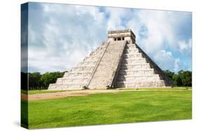 ¡Viva Mexico! Collection - El Castillo Pyramid in Chichen Itza XXI-Philippe Hugonnard-Stretched Canvas