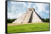 ¡Viva Mexico! Collection - El Castillo Pyramid in Chichen Itza XXI-Philippe Hugonnard-Framed Stretched Canvas