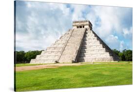 ¡Viva Mexico! Collection - El Castillo Pyramid in Chichen Itza XXI-Philippe Hugonnard-Stretched Canvas