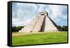 ¡Viva Mexico! Collection - El Castillo Pyramid in Chichen Itza XXI-Philippe Hugonnard-Framed Stretched Canvas