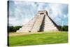 ¡Viva Mexico! Collection - El Castillo Pyramid in Chichen Itza XXI-Philippe Hugonnard-Stretched Canvas