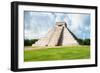 ¡Viva Mexico! Collection - El Castillo Pyramid in Chichen Itza XXI-Philippe Hugonnard-Framed Photographic Print