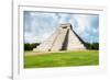 ¡Viva Mexico! Collection - El Castillo Pyramid in Chichen Itza XXI-Philippe Hugonnard-Framed Photographic Print