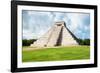 ¡Viva Mexico! Collection - El Castillo Pyramid in Chichen Itza XXI-Philippe Hugonnard-Framed Photographic Print