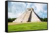 ¡Viva Mexico! Collection - El Castillo Pyramid in Chichen Itza XXI-Philippe Hugonnard-Framed Stretched Canvas