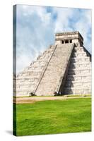 ¡Viva Mexico! Collection - El Castillo Pyramid in Chichen Itza XXII-Philippe Hugonnard-Stretched Canvas