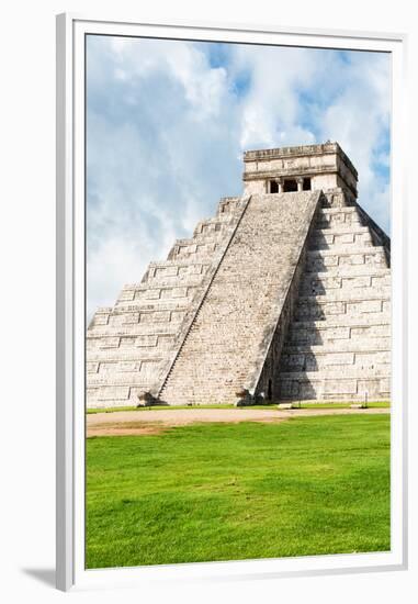 ¡Viva Mexico! Collection - El Castillo Pyramid in Chichen Itza XXII-Philippe Hugonnard-Framed Premium Photographic Print