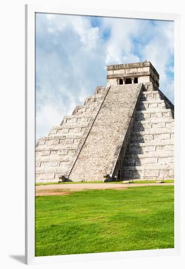 ¡Viva Mexico! Collection - El Castillo Pyramid in Chichen Itza XXII-Philippe Hugonnard-Framed Photographic Print