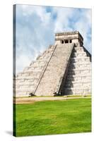 ¡Viva Mexico! Collection - El Castillo Pyramid in Chichen Itza XXII-Philippe Hugonnard-Stretched Canvas