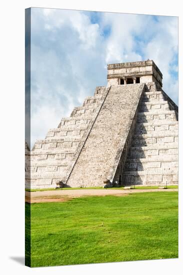 ¡Viva Mexico! Collection - El Castillo Pyramid in Chichen Itza XXII-Philippe Hugonnard-Stretched Canvas