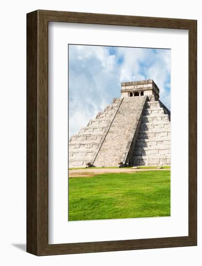 ¡Viva Mexico! Collection - El Castillo Pyramid in Chichen Itza XXII-Philippe Hugonnard-Framed Photographic Print