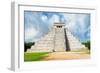¡Viva Mexico! Collection - El Castillo Pyramid in Chichen Itza XXIII-Philippe Hugonnard-Framed Photographic Print