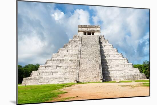 ¡Viva Mexico! Collection - El Castillo Pyramid in Chichen Itza XXIII-Philippe Hugonnard-Mounted Photographic Print