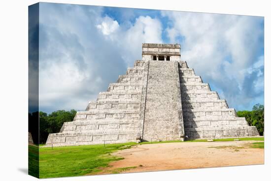 ¡Viva Mexico! Collection - El Castillo Pyramid in Chichen Itza XXIII-Philippe Hugonnard-Stretched Canvas