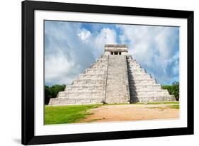 ¡Viva Mexico! Collection - El Castillo Pyramid in Chichen Itza XXIII-Philippe Hugonnard-Framed Photographic Print