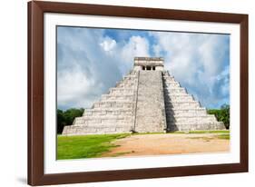 ¡Viva Mexico! Collection - El Castillo Pyramid in Chichen Itza XXIII-Philippe Hugonnard-Framed Photographic Print