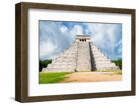 ¡Viva Mexico! Collection - El Castillo Pyramid in Chichen Itza XXIII-Philippe Hugonnard-Framed Photographic Print