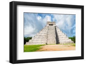 ¡Viva Mexico! Collection - El Castillo Pyramid in Chichen Itza XXIII-Philippe Hugonnard-Framed Photographic Print