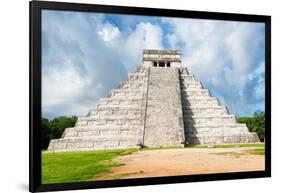 ¡Viva Mexico! Collection - El Castillo Pyramid in Chichen Itza XXIII-Philippe Hugonnard-Framed Photographic Print