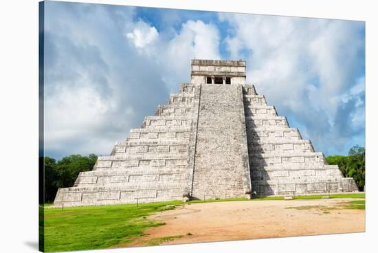 ¡Viva Mexico! Collection - El Castillo Pyramid in Chichen Itza XXIII-Philippe Hugonnard-Stretched Canvas