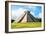 ¡Viva Mexico! Collection - El Castillo Pyramid in Chichen Itza-Philippe Hugonnard-Framed Photographic Print