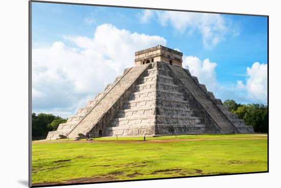 ¡Viva Mexico! Collection - El Castillo Pyramid in Chichen Itza-Philippe Hugonnard-Mounted Photographic Print