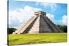 ¡Viva Mexico! Collection - El Castillo Pyramid in Chichen Itza-Philippe Hugonnard-Stretched Canvas