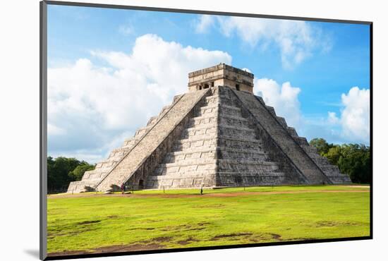 ¡Viva Mexico! Collection - El Castillo Pyramid in Chichen Itza-Philippe Hugonnard-Mounted Photographic Print