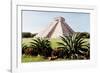 ¡Viva Mexico! Collection - El Castillo Pyramid of the Chichen Itza II-Philippe Hugonnard-Framed Photographic Print