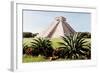 ¡Viva Mexico! Collection - El Castillo Pyramid of the Chichen Itza II-Philippe Hugonnard-Framed Photographic Print