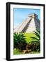 ¡Viva Mexico! Collection - El Castillo Pyramid of the Chichen Itza III-Philippe Hugonnard-Framed Photographic Print