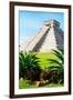 ¡Viva Mexico! Collection - El Castillo Pyramid of the Chichen Itza III-Philippe Hugonnard-Framed Photographic Print
