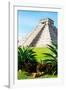 ¡Viva Mexico! Collection - El Castillo Pyramid of the Chichen Itza III-Philippe Hugonnard-Framed Photographic Print