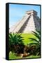 ¡Viva Mexico! Collection - El Castillo Pyramid of the Chichen Itza III-Philippe Hugonnard-Framed Stretched Canvas