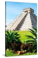 ¡Viva Mexico! Collection - El Castillo Pyramid of the Chichen Itza III-Philippe Hugonnard-Stretched Canvas