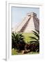 ¡Viva Mexico! Collection - El Castillo Pyramid of the Chichen Itza IV-Philippe Hugonnard-Framed Photographic Print