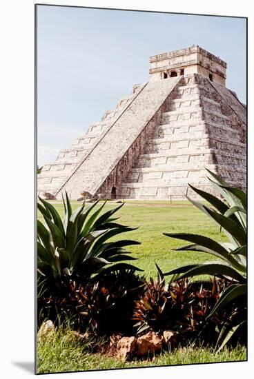 ¡Viva Mexico! Collection - El Castillo Pyramid of the Chichen Itza IV-Philippe Hugonnard-Mounted Photographic Print