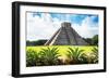 ¡Viva Mexico! Collection - El Castillo Pyramid of the Chichen Itza V-Philippe Hugonnard-Framed Photographic Print