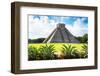 ¡Viva Mexico! Collection - El Castillo Pyramid of the Chichen Itza V-Philippe Hugonnard-Framed Photographic Print