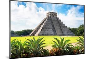 ¡Viva Mexico! Collection - El Castillo Pyramid of the Chichen Itza V-Philippe Hugonnard-Mounted Photographic Print