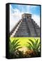 ¡Viva Mexico! Collection - El Castillo Pyramid of the Chichen Itza VI-Philippe Hugonnard-Framed Stretched Canvas