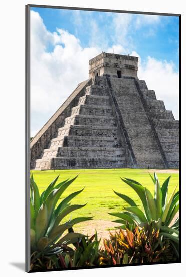 ¡Viva Mexico! Collection - El Castillo Pyramid of the Chichen Itza VI-Philippe Hugonnard-Mounted Photographic Print