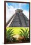 ¡Viva Mexico! Collection - El Castillo Pyramid of the Chichen Itza VI-Philippe Hugonnard-Framed Photographic Print