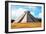 ¡Viva Mexico! Collection - El Castillo Pyramid with Fall Colors in Chichen Itza-Philippe Hugonnard-Framed Photographic Print