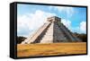 ¡Viva Mexico! Collection - El Castillo Pyramid with Fall Colors in Chichen Itza-Philippe Hugonnard-Framed Stretched Canvas