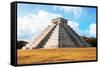 ¡Viva Mexico! Collection - El Castillo Pyramid with Fall Colors in Chichen Itza-Philippe Hugonnard-Framed Stretched Canvas