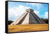 ¡Viva Mexico! Collection - El Castillo Pyramid with Fall Colors in Chichen Itza-Philippe Hugonnard-Framed Stretched Canvas